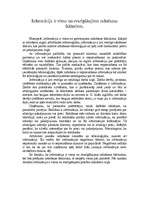 Eseja 'Informācija ir viens no svarīgākajiem ražošanas faktoriem', 1.