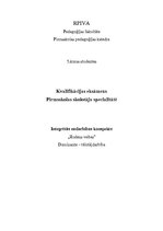 Konspekts 'Kvalifikācijas eksāmens', 1.
