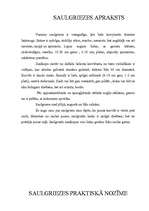 Referāts 'Saulgrieze', 2.