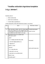 Konspekts 'Veselību veicinošais vingrošanas komplekss 5-6 gadus veciem bērniem', 1.