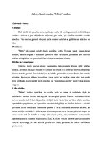 Konspekts 'Albērs Kamī "Mēris" analīze', 1.