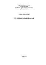 Diplomdarbs 'Pierādījumi kriminālprocesā', 1.