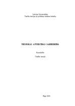 Referāts 'Tiesiskās attiecības sabiedrībā', 1.