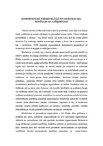 Eseja 'Kompetences prezentācijā un moderācijā: kopīgais un atšķirīgais', 1.