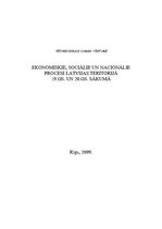 Eseja 'Ekonomiskie, sociālie un nacionālie procesi Latvijas teritorijā 19.gadsimtā un 2', 1.
