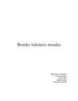 Konspekts 'Baroka laikmeta mūzika', 1.