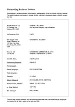 Konspekts 'Business Letter', 4.