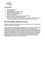 Konspekts 'Business Letter', 10.