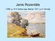 Prezentācija 'Janis Rozentāls', 1.