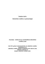 Konspekts 'Ieskaites darbs priekšmetā "Sabiedrības veselība un epidemioloģija"', 1.