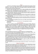 Konspekts 'Topics for the Speaking Part of the English Exam', 3.