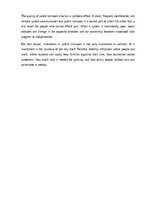 Eseja 'Public transport and sustainable cities', 11.
