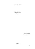 Referāts 'Sporta veidi', 1.