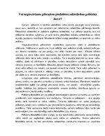 Eseja 'Vai nepieciešams pilsoņiem piedalīties sabiedrības politiskajā dzīvē?', 1.