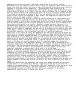 Eseja 'What Are Happiness and Success? ', 1.