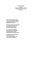 Konspekts 'Imanta Ziedoņa dzejoļa "Salauž, salauž daļās manu dvesmu" analīze', 1.