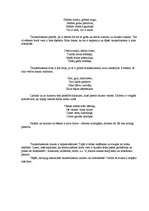 Konspekts 'Tautasdziesmu raksturojums', 3.