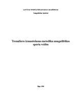 Konspekts 'Trenažieru izmantošanas metodika smagatlētikas sporta veidos', 1.