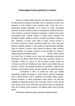 Eseja 'Fizioterapijas ietekme uz pacientiem ar autismu', 1.