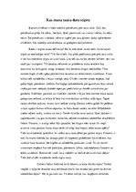 Eseja 'Kas manu tautu dara stipru', 1.