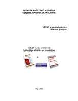 Eseja 'Ilgtspējīga attīstība un inovācijas', 1.