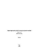 Referāts 'Nepilnīgā konkurence Latvijas tautsaimniecībā', 1.