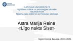 Prezentācija 'Astra Marija Reine «Līgo nakts Sise»', 1.