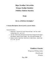 Eseja 'Ekoloģisms. Jaunie kreisie un jaunie labējie', 1.