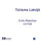 Prezentācija 'Tūrisms Latvijā', 1.