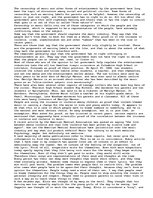 Eseja 'A View on Censorship in Music and the Government', 1.