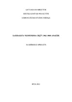 Referāts 'Laikraksta "Komunisma Ceļš" analīze', 1.