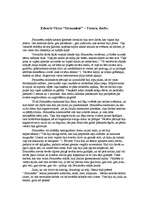 Eseja 'Edvarts Virza "Straumēni" – vasara, darbs', 1.