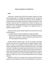 Konspekts 'Strategy, Organization and Global Firms', 2.