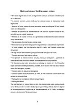 Referāts 'The History and the Role of EU', 9.