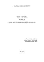 Referāts 'Tiesu medicīna, miesas bojājumu smaguma pakāpes noteikšana', 1.