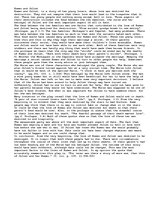 Eseja 'Romeo and Juliet', 1.