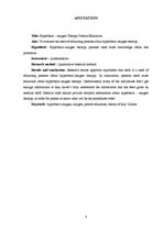 Referāts 'Hiperbārās oksigenācijas terapijas pacientu izglītošana', 4.