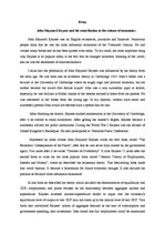 Konspekts 'John Maynard Keynes and His Contribution to the Science of Eonomics', 1.