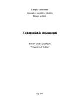 Referāts 'Elektroniskie dokumenti', 1.