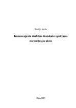 Referāts 'Komercaģenta darbības tiesiskais regulējums normatīvajos aktos', 1.
