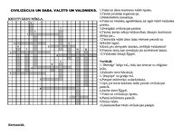 Konspekts 'Krustvārdu mīkla - Senā Ēģipte, Senie Austrumi, civilizācija', 2.