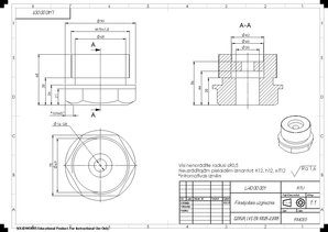 Prezentācija 'Padeves vārsta detalizēts rasējums', 3.