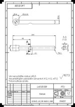 Prezentācija 'Padeves vārsta detalizēts rasējums', 10.