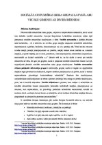 Referāts 'Sociālās atstumtības riska grupas Latvijā: abu vecāku ģimenes ar diviem bērniem', 1.