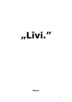 Referāts 'Līvu tauta', 1.