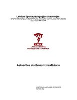 Konspekts 'Asinsrites sistēmas izmeklēšana', 1.