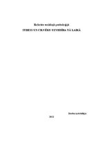 Referāts 'Stress un cilvēku uzvedība tā laikā', 1.