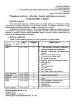 Konspekts 'Pārgājiena maršruta izstrāde', 1.