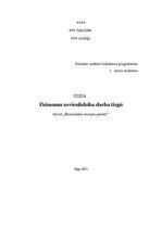 Eseja 'Dzimumu nevienlīdzība darba tirgū', 1.