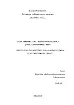 Referāts 'Gaisa temperatūra, tās mainība un dinamika', 1.